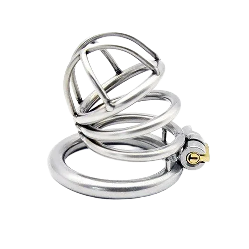 304 Stainless Steel Short Cock Cage BDSM Locking Device
