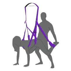 360 Degree BDSM Suspension Rope Strong Secure Adjustable Black