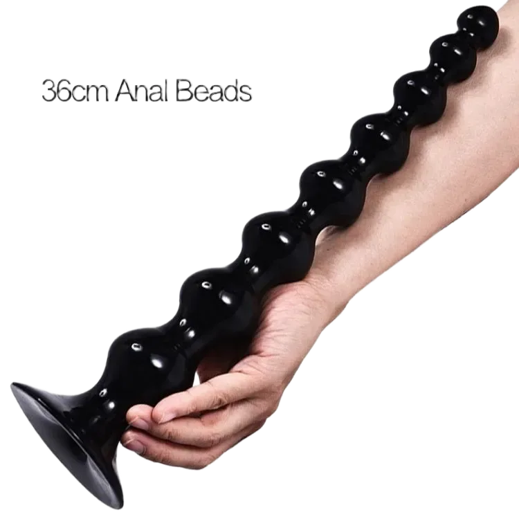36cm Anal Beads for Men Gradual Size Prostate Stimulator
