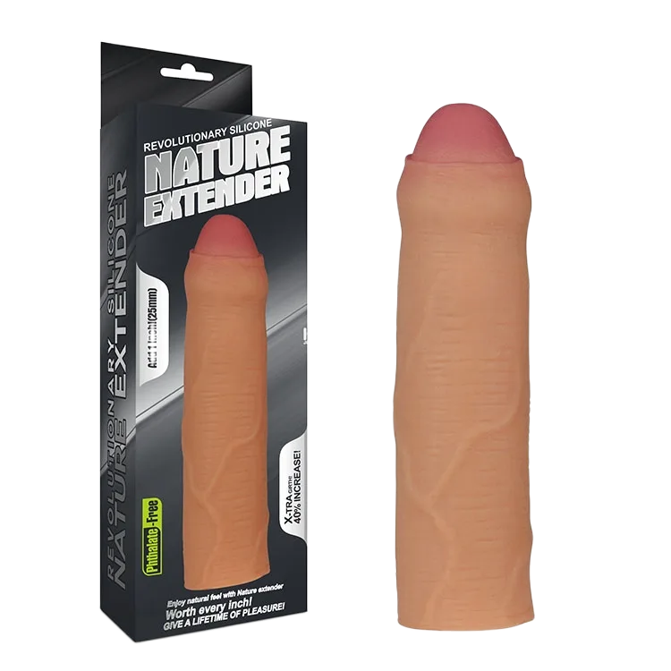 3cm Silicon Penis Extender - Soft, Realistic, Anti-Ejaculation Aid