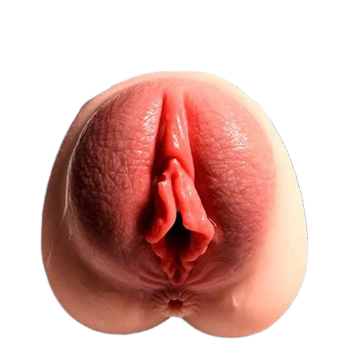 3D Pink Lips Realistic Vibrating Masturbator Male Toy