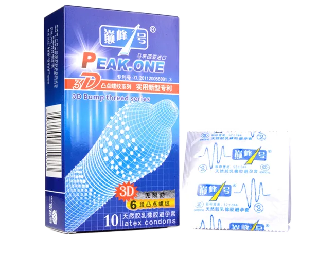 3D Ultra Thin Textured Condom Extra Stimulation Pleasure