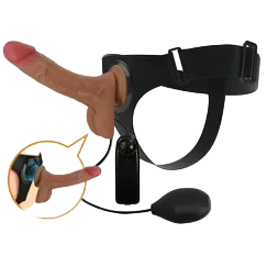 3in1 Pretty Love Strap-On Dildo with Ejaculation and Vibration
