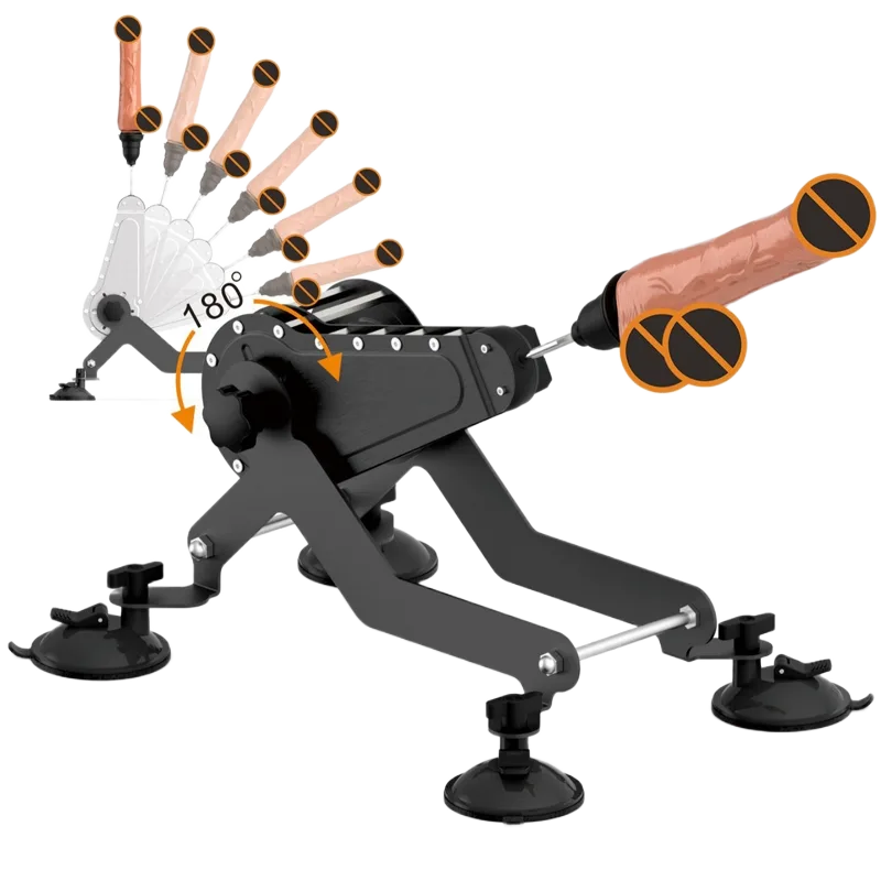 4-Leg Robot Automatic Sex Machine with Remote Control & Accessories