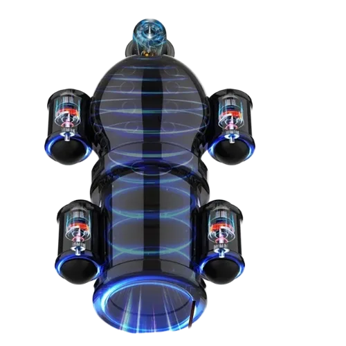 5-Point Vibrating Penis Massager USB Rechargeable