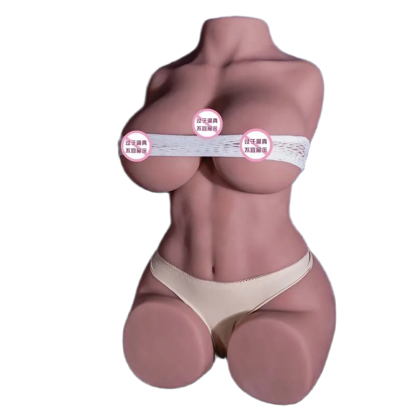 6-Pack Muscular Brown Holympus Half Body Sex Doll 5kg