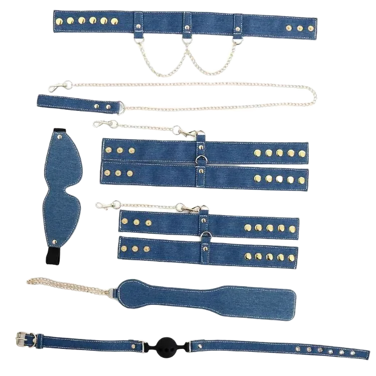 6-Piece Premium BDSM Kit Durable Canvas Set