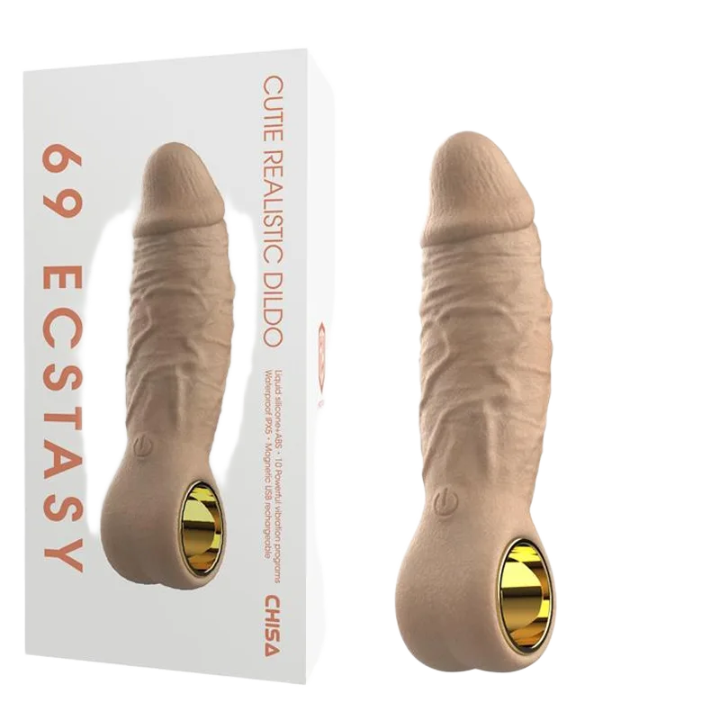 69 Ecstasy Mini Silicone Vibrating Realistic Toy