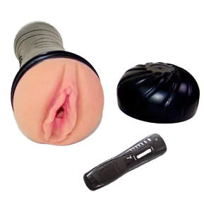 7 Mode Vibration Male Masturbator Silicone Flashlight Toy