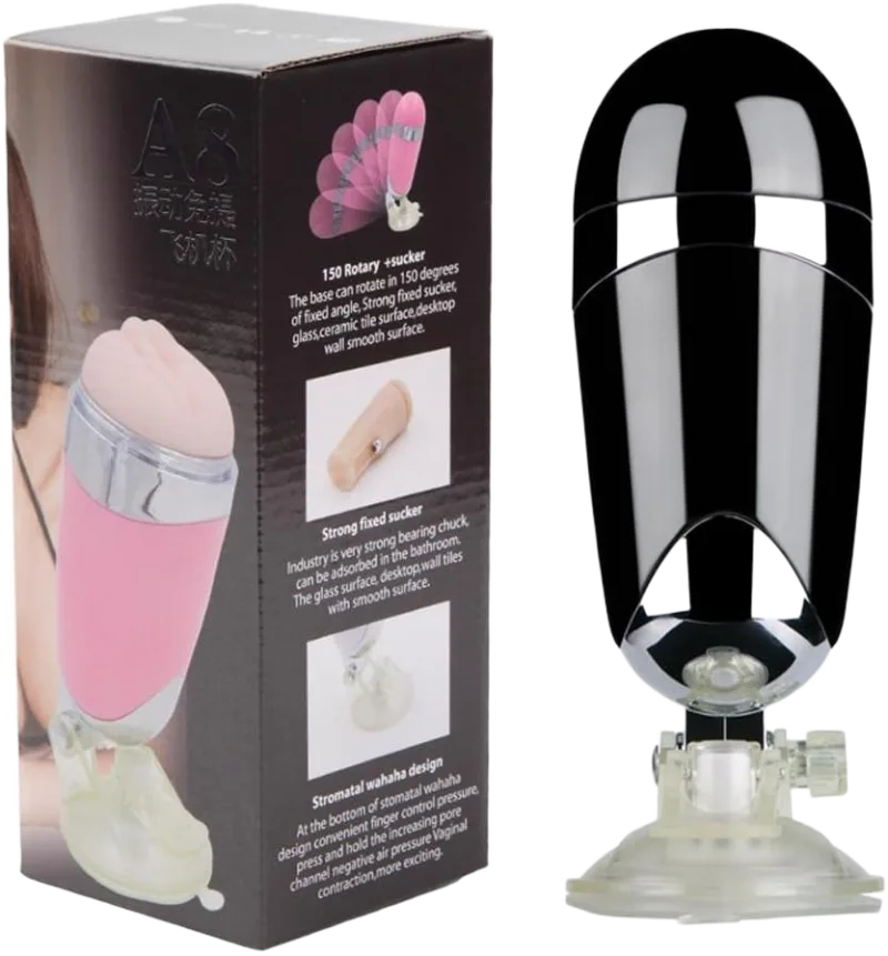 A8 Wall Mount Male Masturbator Powerful Cheap Silicone Toy