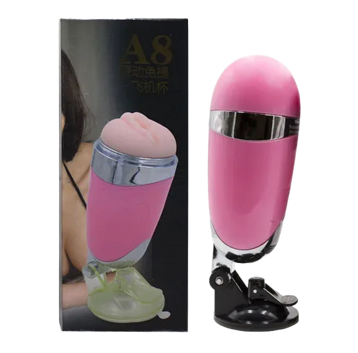 A8 Wall-mounted Male Masturbation Cup with Powerful Vibration