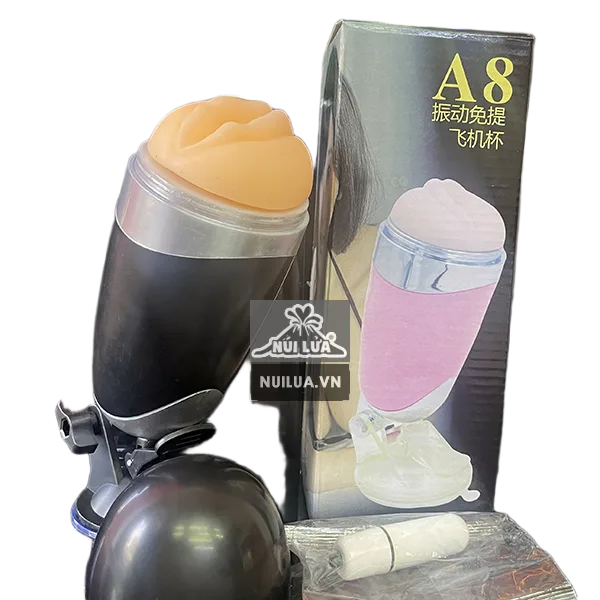 A8 Wall-Suction Realistic Vibrating Silicone Masturbator