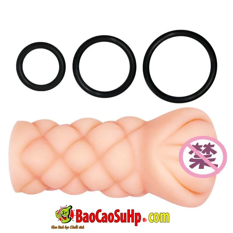 Crazybull LAN Vibrating Triple-Throttle Silicone Male Masturbator — photo 2
