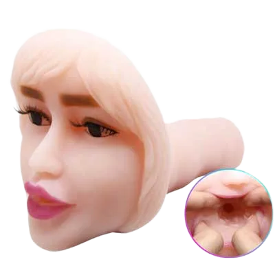 AD07 Doll Face Male Masturbator Realistic Sensation Toy