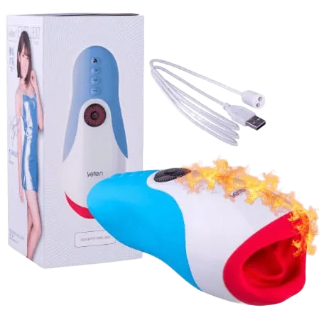 AD33P Smart Automatic Licking & Sucking Masturbation Cup with Sound