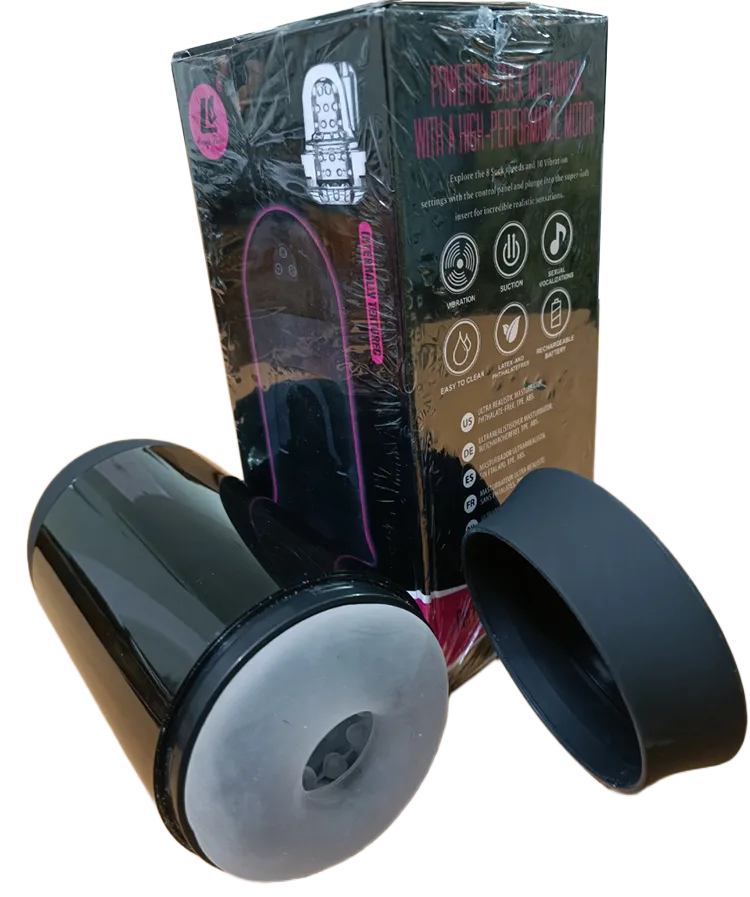 AD36Q Bullet Head Compact Male Masturbation Cup with 18 Modes