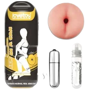 AD43A Male Anal Vibrating Masturbation Cup Ergonomic Design