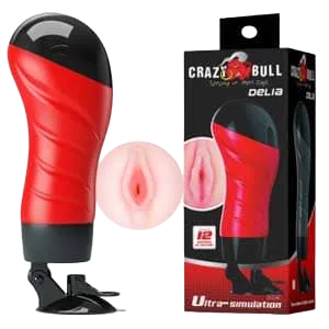 AD45A Wall-Mounted Vibrating Realistic Masturbator