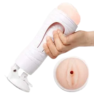 AD45C Wall-Mounted Contracting Silicone Male Masturbator