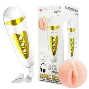 AD45E Wall-Mount Vibrating Audio Pussy for Intense Pleasure
