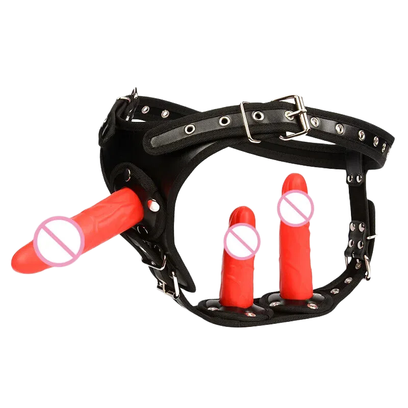 Adjustable Strap-On Dildo for Lesbians with 3 Sizes
