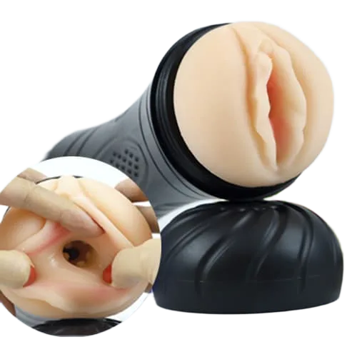 Affordable Silicone Vibrating Male Masturbator 7 Modes Pleasure
