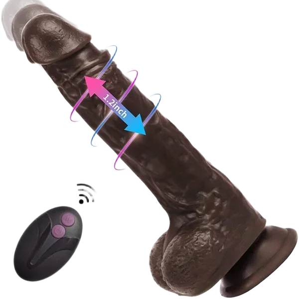 African Heating Thrusting Rotating Vibrator Remote Control