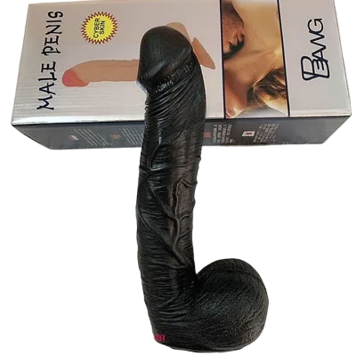 African Tribal Extra Large Black Dildo Intense Pleasure