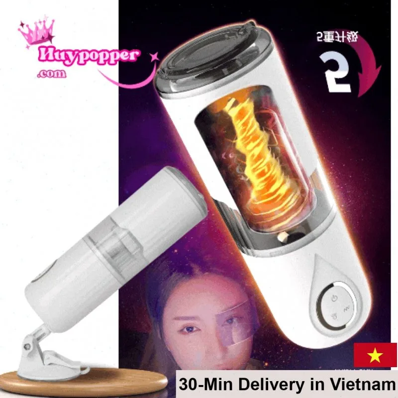 Aiba Auto Male Masturbator Soft Silicone Compact Powerful Motor