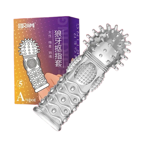 Aichao A-Spot Large Textured Finger Condoms