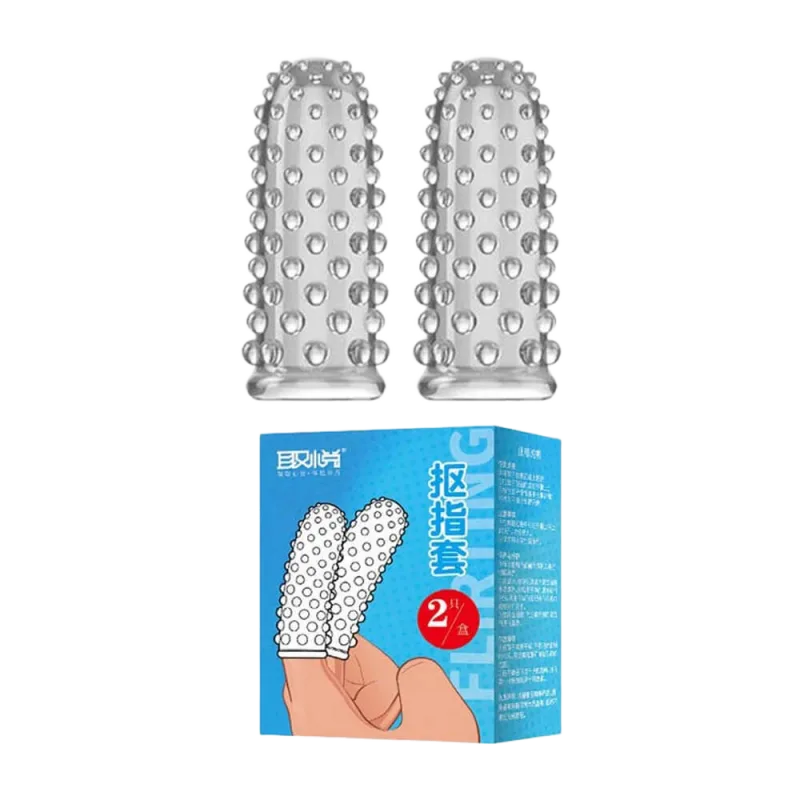 Aichao Double Finger Textured Condom Box 2 Pieces High Grip