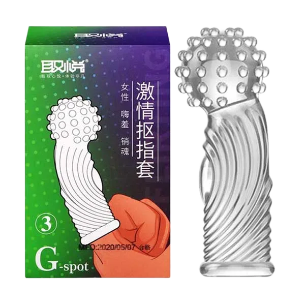Aichao G-Sport Textured Finger Condom for G-Spot