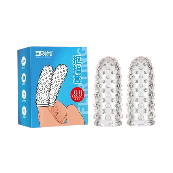 Aichao Large Beaded Finger Condom G-Spot Stimulator