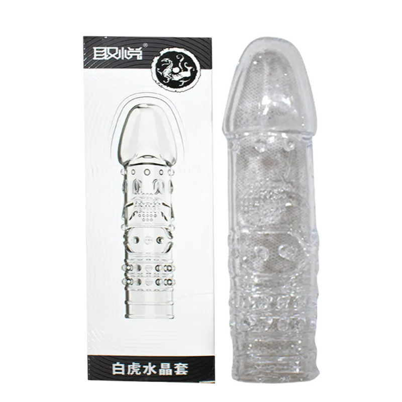 Aichao Ribbed Spiked Black Condom Enhance Male Pleasure Durable