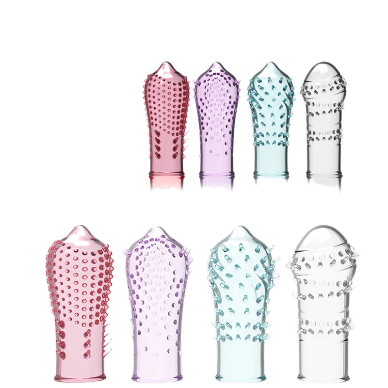 Aichao Silicone Finger Dildo Set 4pcs Foreplay Erotic Toy China