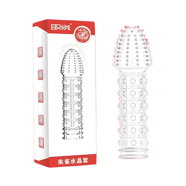Aichao Spiked Penis Sleeve Silicone Condom Enhance Sensation