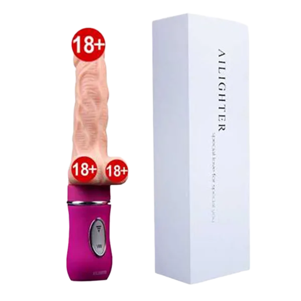 Ailighter Heated Vibrating Realistic Dildo
