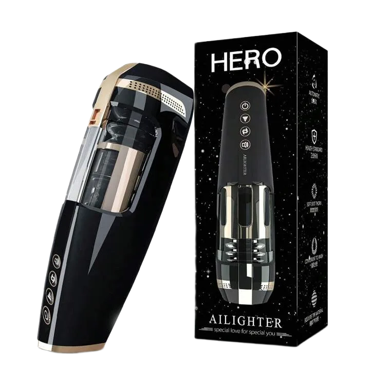 Ailighter Hero Men Masturbator Auto Thrust Heat Sound