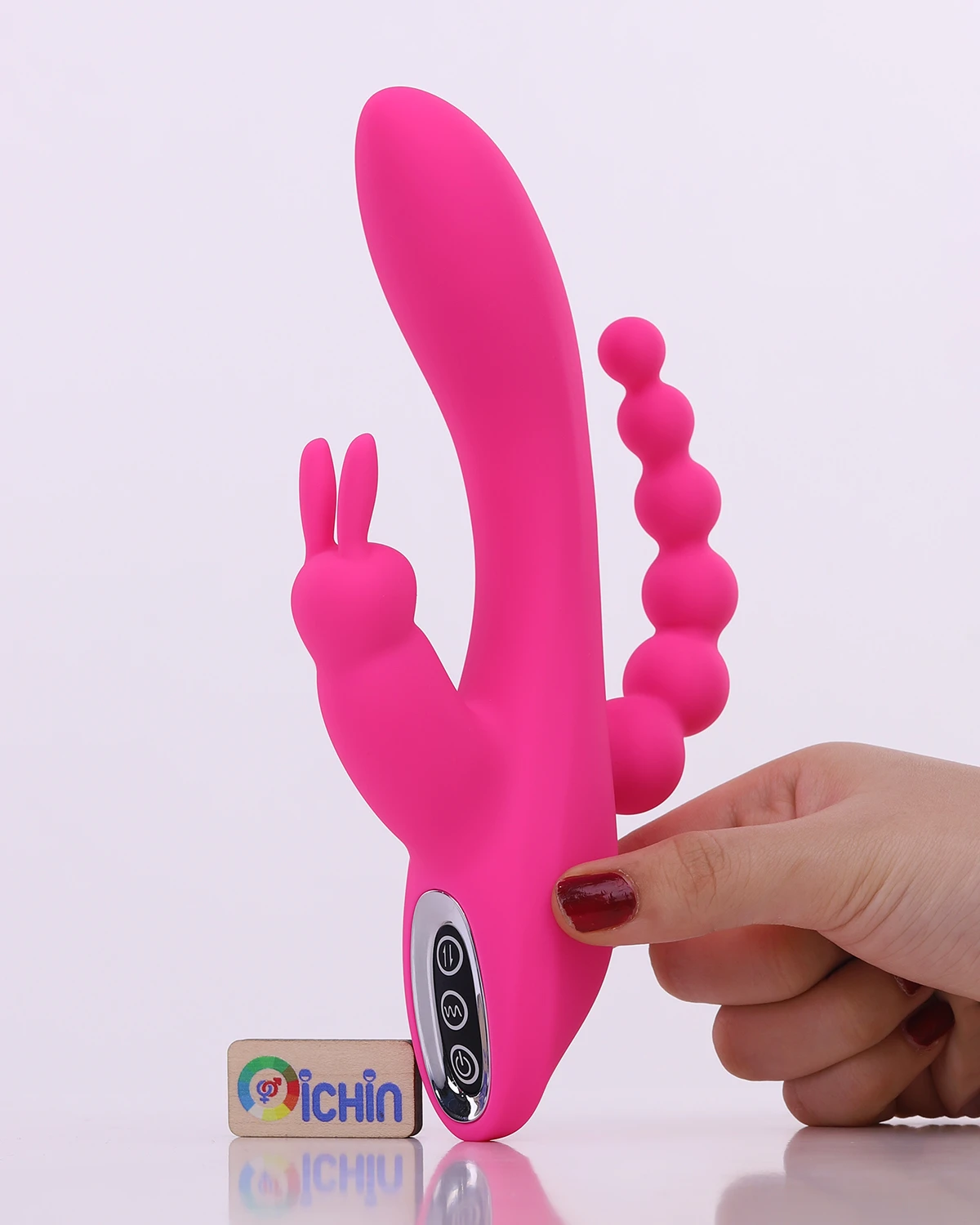 aixiASIA Oley Triple-Point Vibrator Clit Vaginal Anal — photo 2