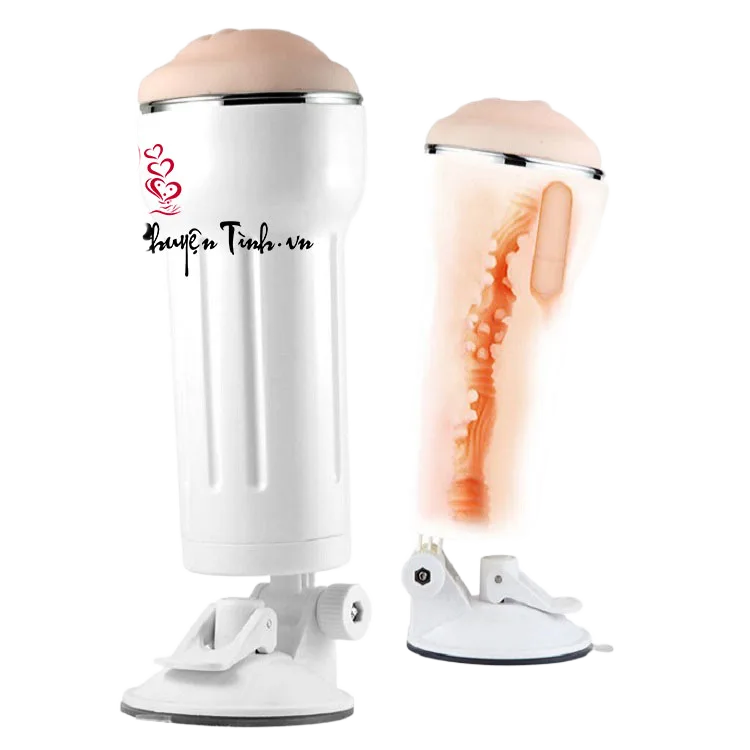 AK HOT Wall-Mounted Masturbation Cup with Powerful Vibration