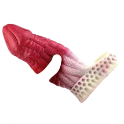 Alien Penis Size Enhancing Silicone Condom With Strap