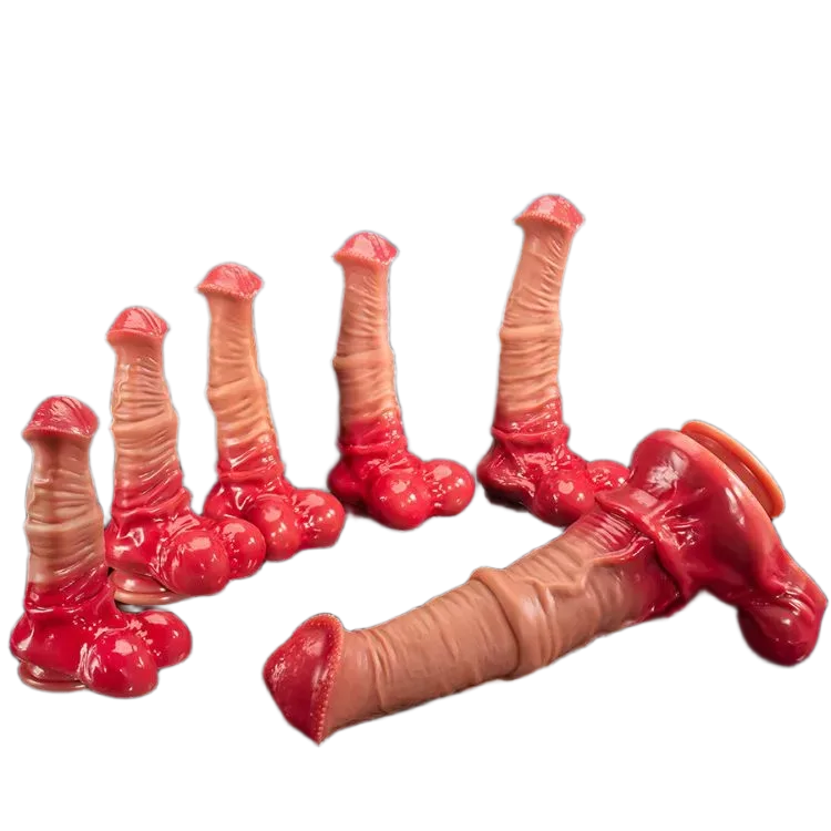 Alien-Style Thick Silicone Dildo Unique Design Soft Realistic Texture