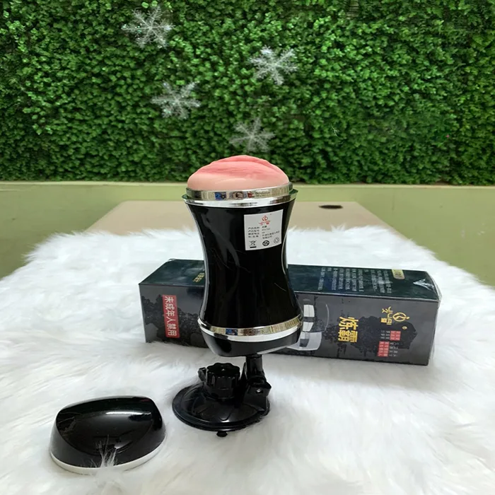 Dual Opening Wall Mountable Vibration Realistic Silicone Toy — photo 3