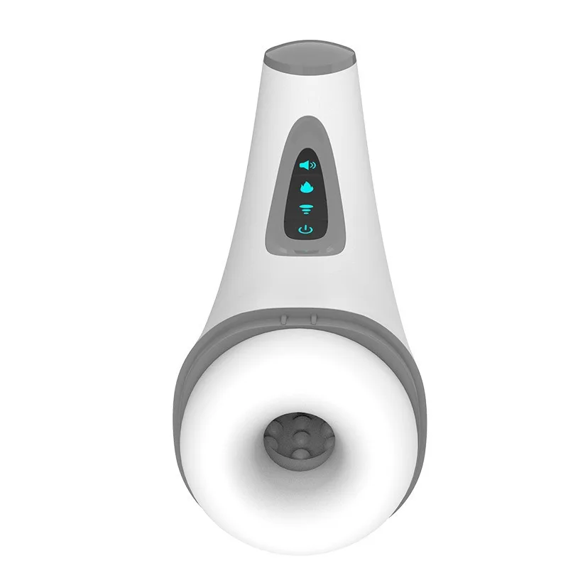 High Heat Suction Vibrating Masturbator Silicone ABS Intense Toy — photo 4