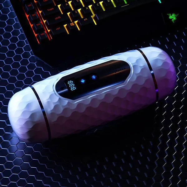 Double-End Masturbator Cup with Earphone Vibe — photo 3