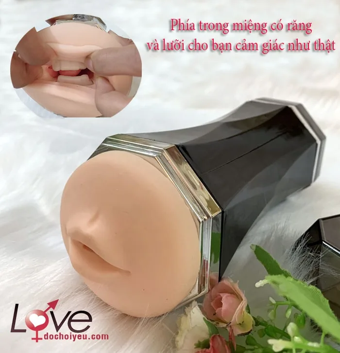 Double Ended Rumble Silicone Male Stroker — photo 2