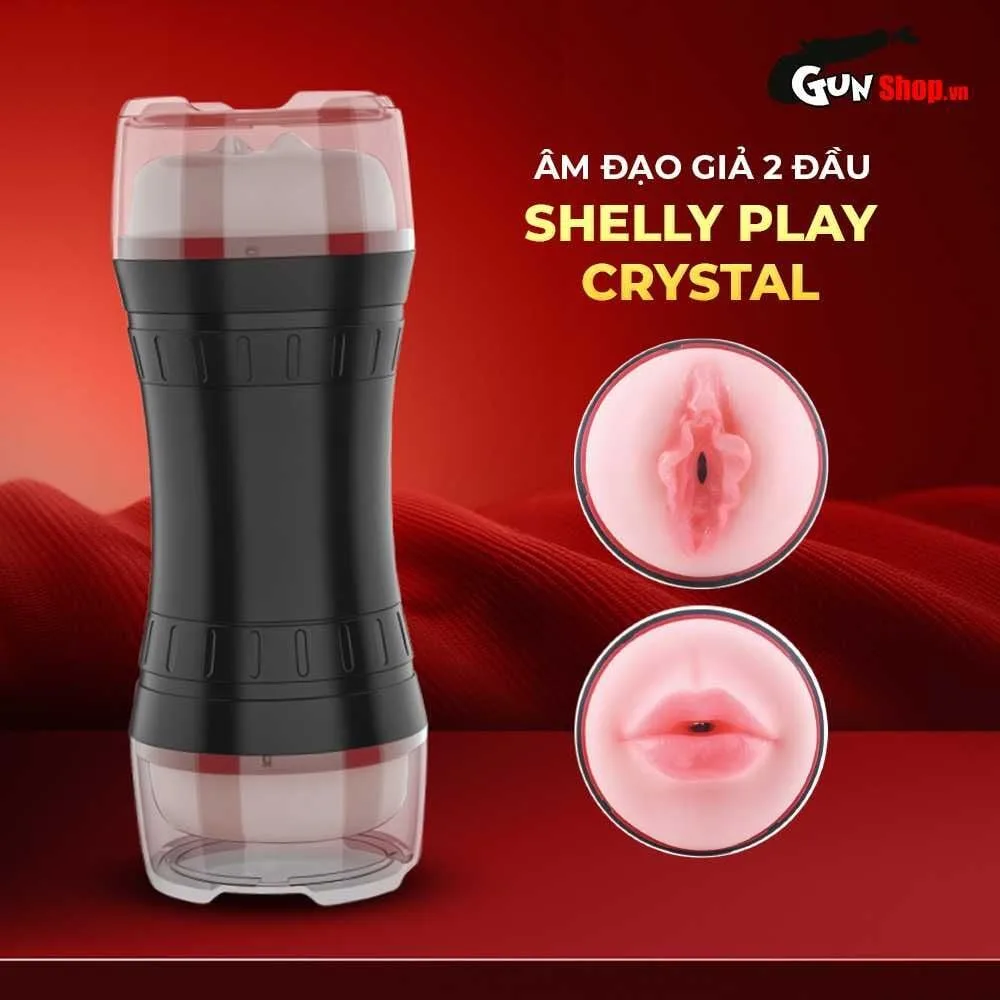 Shelly Play Crystal Double-Ended Realistic Silicone Masturbator — photo 4