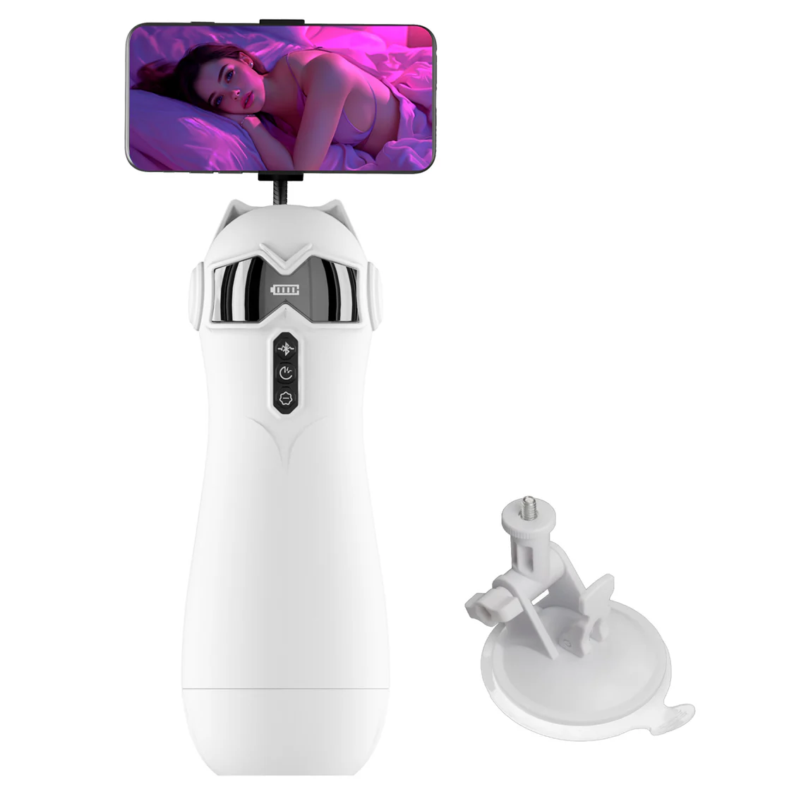 Cat Girl Cup Bluetooth Vibration Silicone Male Masturbator — photo 2