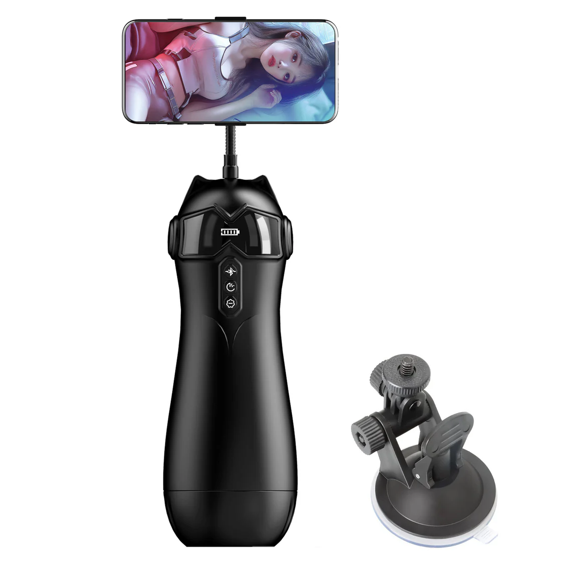 Cat Girl Cup Bluetooth Vibration Silicone Male Masturbator — photo 3