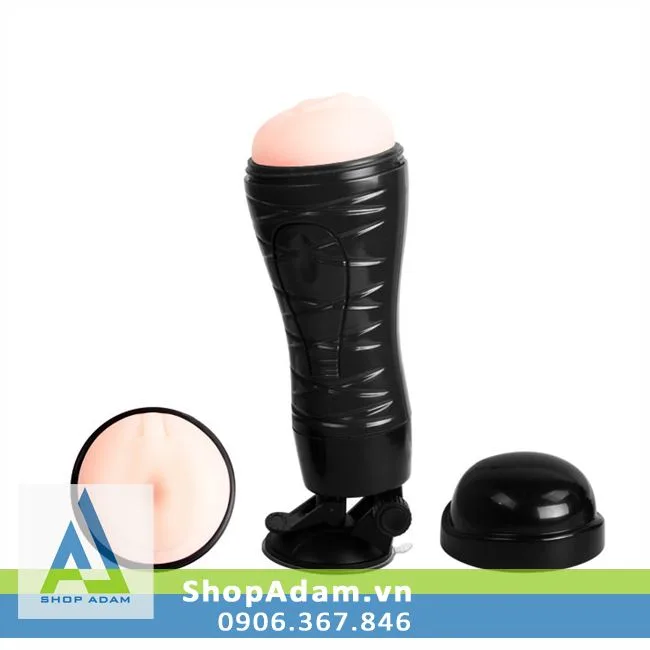 Crazy Bull Flora 12-mode silicone vibrating realistic male masturbator — photo 2
